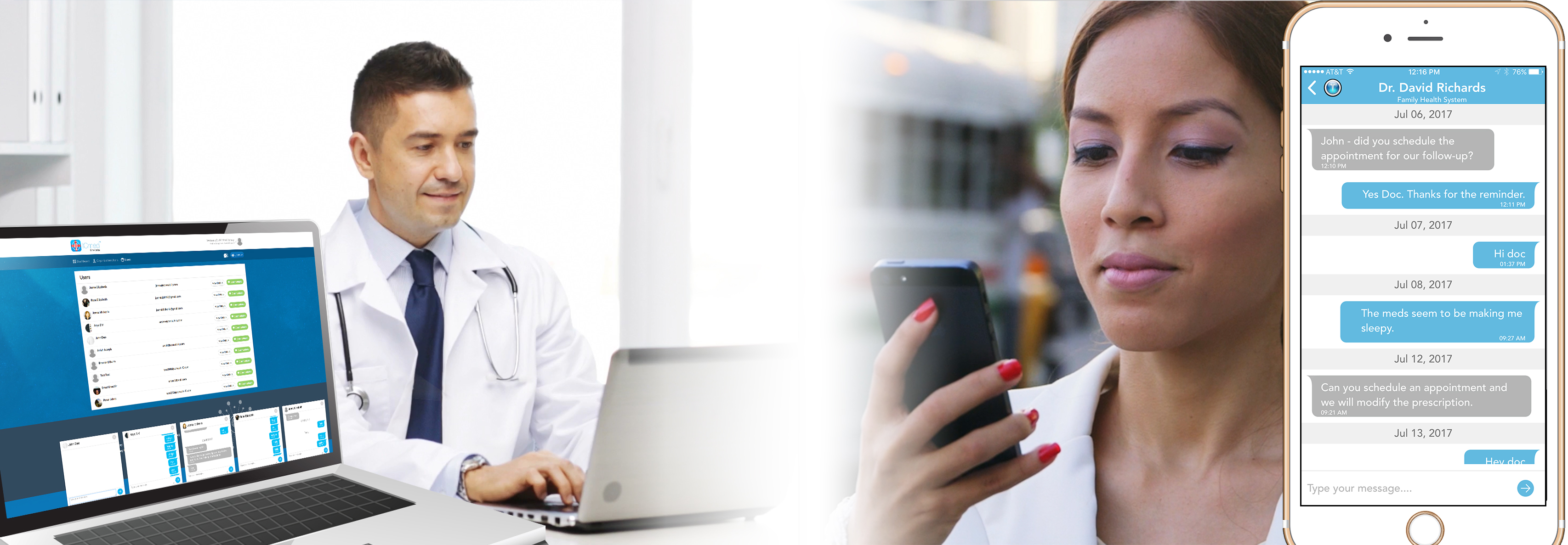 Save Money By Sending Messages and Content to Your Patients' and their Family's Phone.